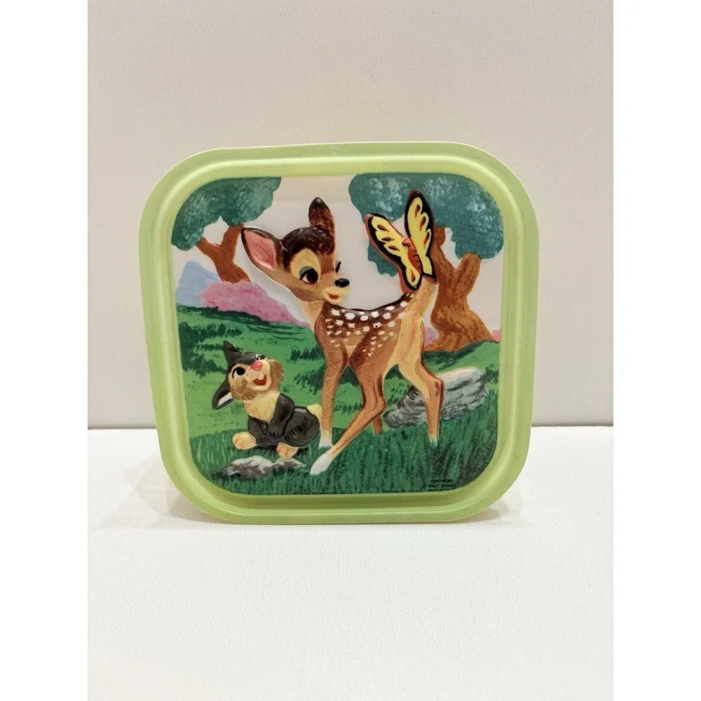 Vintage Walt Disney Bambi‎ Mrs. Day's Ideal Baby Shoes Satin Ribbon Sz 1